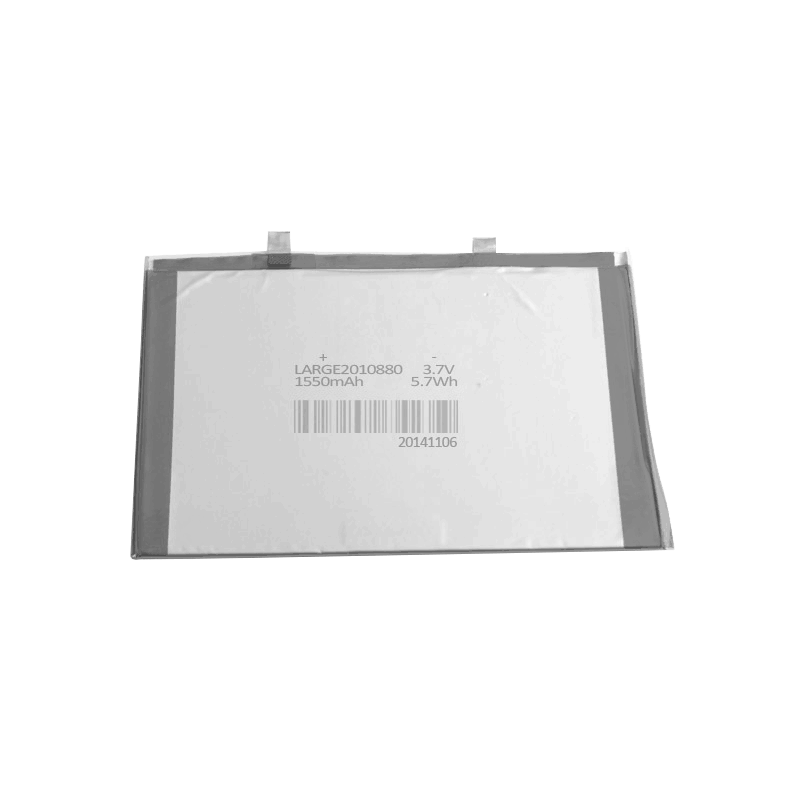 3.7v  1550mAh 软包聚合物锂电池 2.0mm厚大容量
