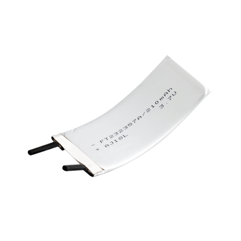 3.7V 210mAh 232357 弯曲聚合物锂电池