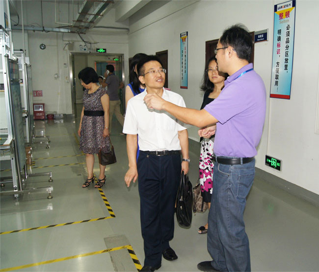 广东省科技厅副厅长龚国平视察我司