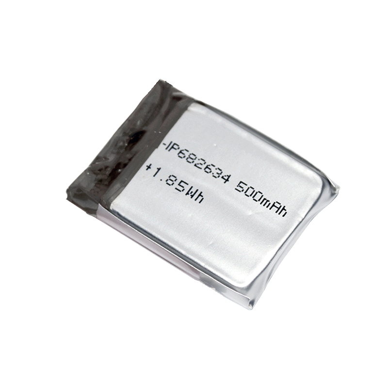 3.7V 500mAh 682634 移动支付终端聚合物锂电池，钴酸锂材料