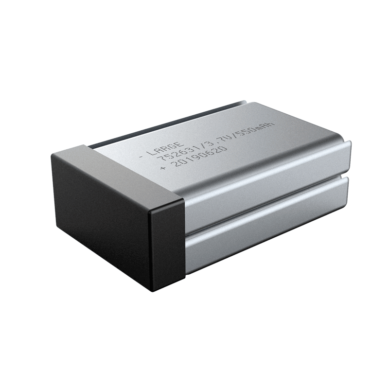 7.4V 550mAh 752631 手持测试仪聚合物锂电池，钴酸锂材料