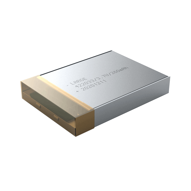 3.7V 260mAh 422033 穿戴式低频治疗仪聚合物锂电池