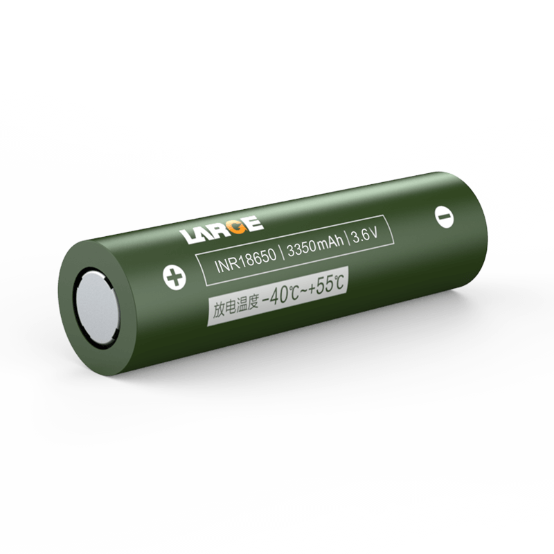 低温高能量密度18650 3.6V 3350mAh，比能量240Wh/kg
