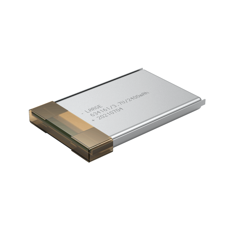 634161 3.7V 2400mAh 便携式输液泵聚合物锂电池