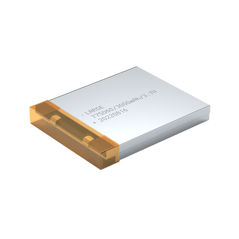 775060 3.7V 3000mAh医用血压计聚合物锂电池