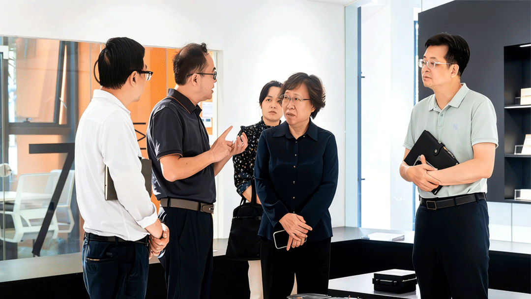 东莞市政协副主席喻丽君一行莅临钜大锂电调研